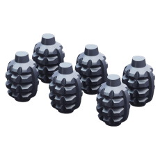 Комплект чугунного заряда (граната) 6шт фото в Новополоцке