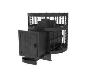 Чугунная банная печь Kennet Бастион 22 сетка витая в Новополоцке