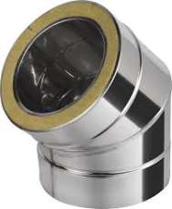 Сэндвич-Колено (Отвод) 45 304/430 0.8, изол. 50 мм купить в Новополоцке