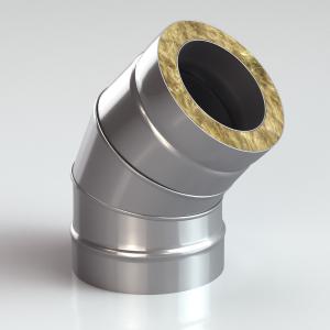 Сэндвич-Колено (Отвод) 45 304/430 0.8, изол. 50 мм в Новополоцке