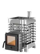 Печь для бани Везувий ASTON 12 INOX стекло купить в Новополоцке