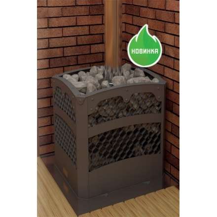 Печь для бани Теплодар БЫЛИНА-СЕТКА-12Ч Панорама (1.2) (без двери БЫЛИНА 16 обрамления) в Новополоцке