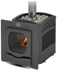 Печь для бани Теплодар БЫЛИНА-СЕТКА-12Ч Панорама (1.2) (без двери БЫЛИНА 16 обрамления) в Новополоцке