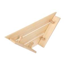 Полка-вешалка 4 крючка угловая,58*11*29 см купить в Новополоцке