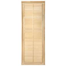 Дверь глухая с фольгой 1,9х0,7 м., липа Класс Б, коробка из липы Амазонка бай фото в Новополоцке