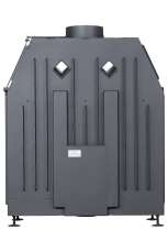 Каминная топка Экокамин Альфа 1000 B подовая черный шамот в Новополоцке