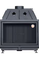Каминная топка Экокамин Альфа 1000 B подовая черный шамот в Новополоцке