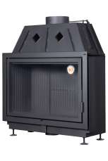 Каминная топка Экокамин Альфа 1000 B подовая черный шамот Амазонка бай фото в Новополоцке