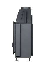 Каминная топка Экокамин Альфа 1000 B подовая черный шамот в Новополоцке