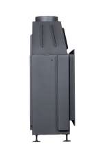 Каминная топка Экокамин Альфа 1000 B подовая черный шамот в Новополоцке