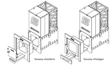 Печь банно-отопительная Ермак Cube 16 в Новополоцке