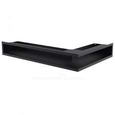 Решетка люфт угловая левая 400х600х90 (графит) Амазонка бай фото в Новополоцке