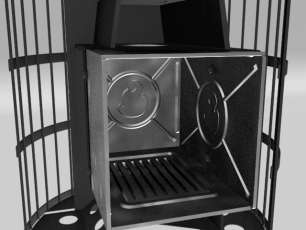 Печь для бани КРОНОС Колизей 24 ВСЧ Панорама в Новополоцке