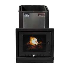 Купить чугунную Печь для бани КРОНОС Олимп Премиум 16 ВСЧ Панорама Амазонка бай фото в Новополоцке