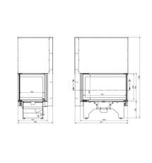 Каминная топка KFD ECO iLUX 90 LH/RH в Новополоцке