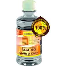Масло для защиты полков в саунах и банях SAFORA / 0,25 л купить в Новополоцке