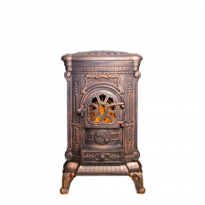 Чугунная ПЕЧЬ-КАМИН Везувий А-07 Медь в Новополоцке