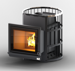 Печь для бани KRONOS КОЛИЗЕЙ 16 ВCЧ Панорама в Новополоцке