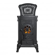 Чугунная ПЕЧЬ-КАМИН Везувий А-07 Антрацит в Новополоцке