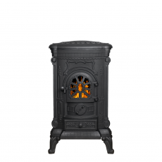Чугунная ПЕЧЬ-КАМИН Везувий А-07 Антрацит в Новополоцке