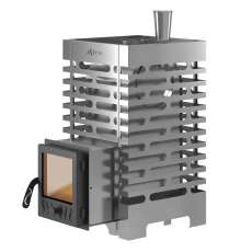 Печь для бани Везувий ASTON 16 INOX стекло в Новополоцке