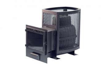 Печь банная Сибирь 22 Панорамная дверца, сетка купить в Новополоцке