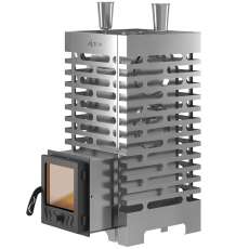 Печь для бани Везувий ASTON 20 INOX стекло в Новополоцке