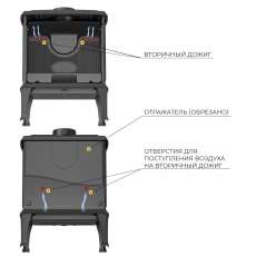 Печь-камин EVEREST F11 в Новополоцке