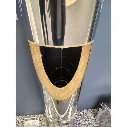 Сэндвич-труба 1 м AISI 430 1,0мм/0,5мм KERALUX в Новополоцке