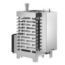 Печь для бани Везувий ASTON 16 INOX стекло АКВА в Новополоцке