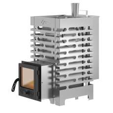 Печь для бани Везувий ASTON 16 INOX стекло АКВА в Новополоцке