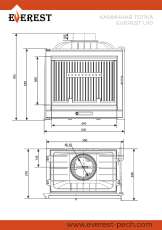 Каминная топка EVEREST U10 в Новополоцке