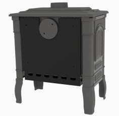 Печь-камин FireWay Gunter N чёрный в Новополоцке