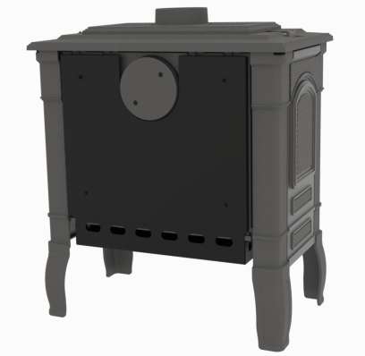 Печь-камин FireWay Gunter N чёрный в Новополоцке