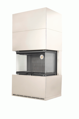 Камин Родос 800 СЛОНОВАЯ КОСТЬ шамот черный в Новополоцке