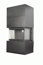 Камин Родос 800 ЧЕРНЫЙ шамот черный в Новополоцке