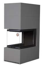 Камин Родос 900 ГРАФИТ, шамот черный в Новополоцке