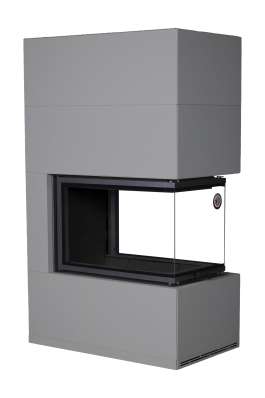 Камин Родос 900 ГРАФИТ, шамот черный в Новополоцке