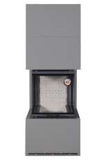 Камин Родос 900 ГРАФИТ, шамот белый в Новополоцке