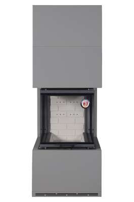 Камин Родос 900 ГРАФИТ, шамот белый в Новополоцке