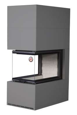 Камин Родос 900 ГРАФИТ, шамот белый в Новополоцке