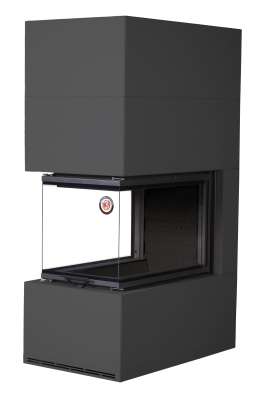 Камин Родос 900 ЧЕРНЫЙ, шамот черный в Новополоцке