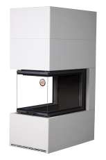 Камин Родос 900 СЛОНОВАЯ КОСТЬ, шамот черный в Новополоцке