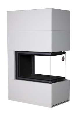 Камин Родос 900 СЛОНОВАЯ КОСТЬ, шамот черный в Новополоцке