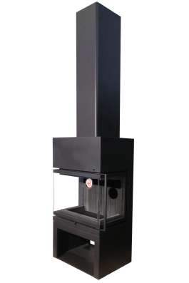 Камин МАДРИД на дровнике черный шамот в Новополоцке