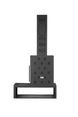 Камин МАДРИД на дровнике Гигант слева черный\белый шамот в Новополоцке