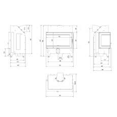 Каминная топка ILDNORD MALMO в Новополоцке