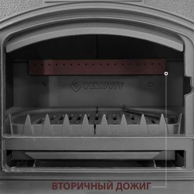 Печь-камин Везувий KZ-14РS Антрацит в Новополоцке