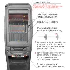 Печь-камин EVEREST S7M в Новополоцке
