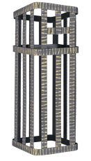 Сетка на трубу (300х300х500) Гром 50 под шибер купить в Новополоцке